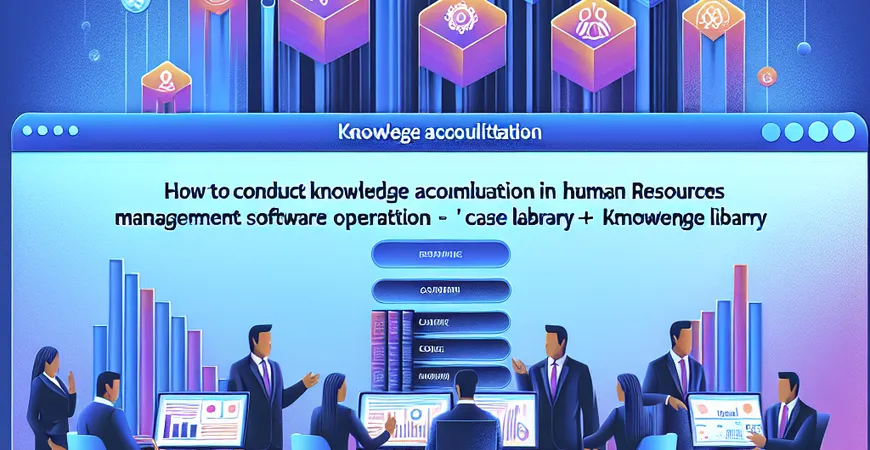 人事管理软件运营如何做知识沉淀？建立 “案例库 + 知识库”